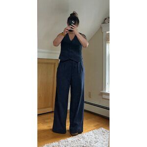 Banana Republic "Mare" Vest and Wide Leg Pants